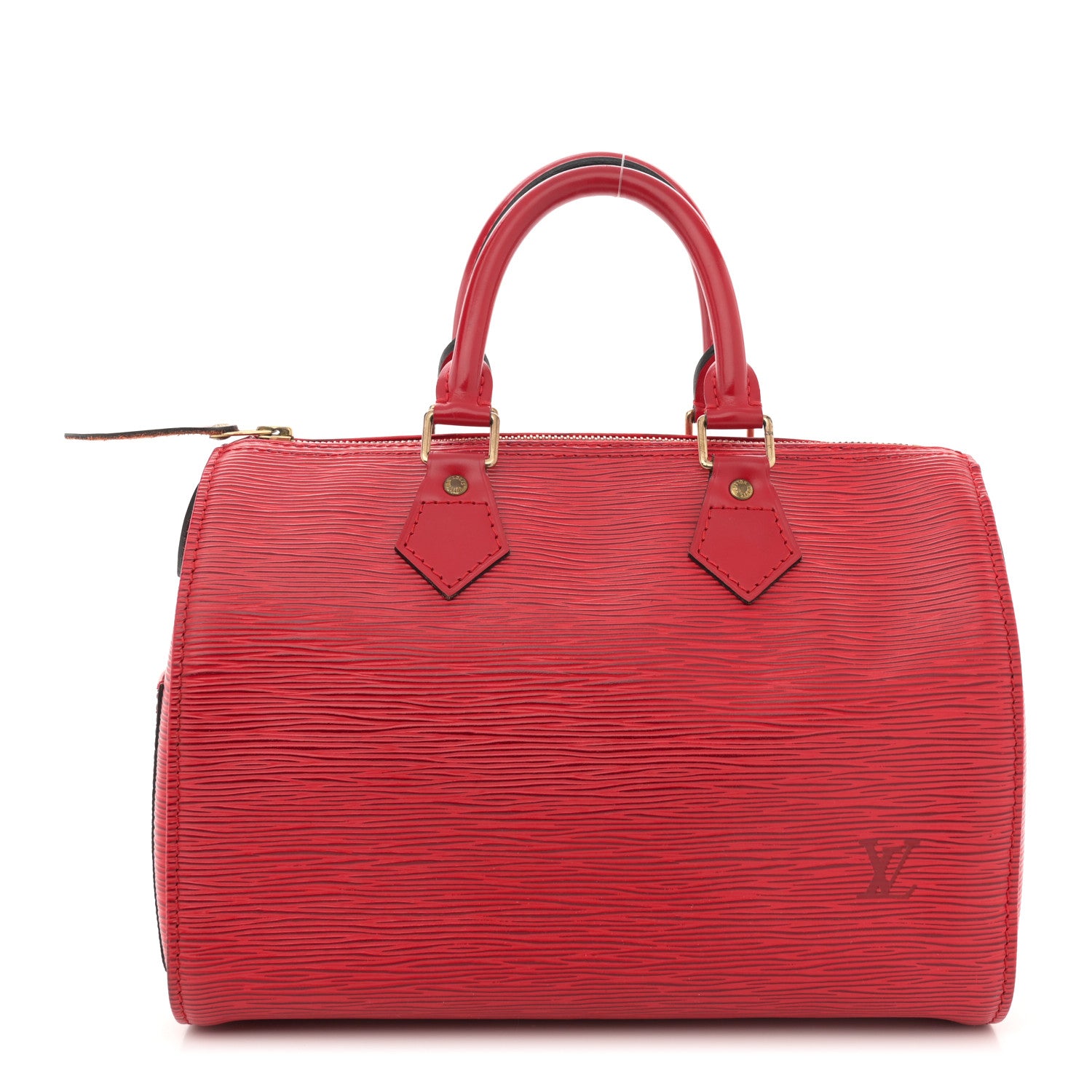 Louis Vuitton Epi Speedy 25 Castillan Red 1 of 13