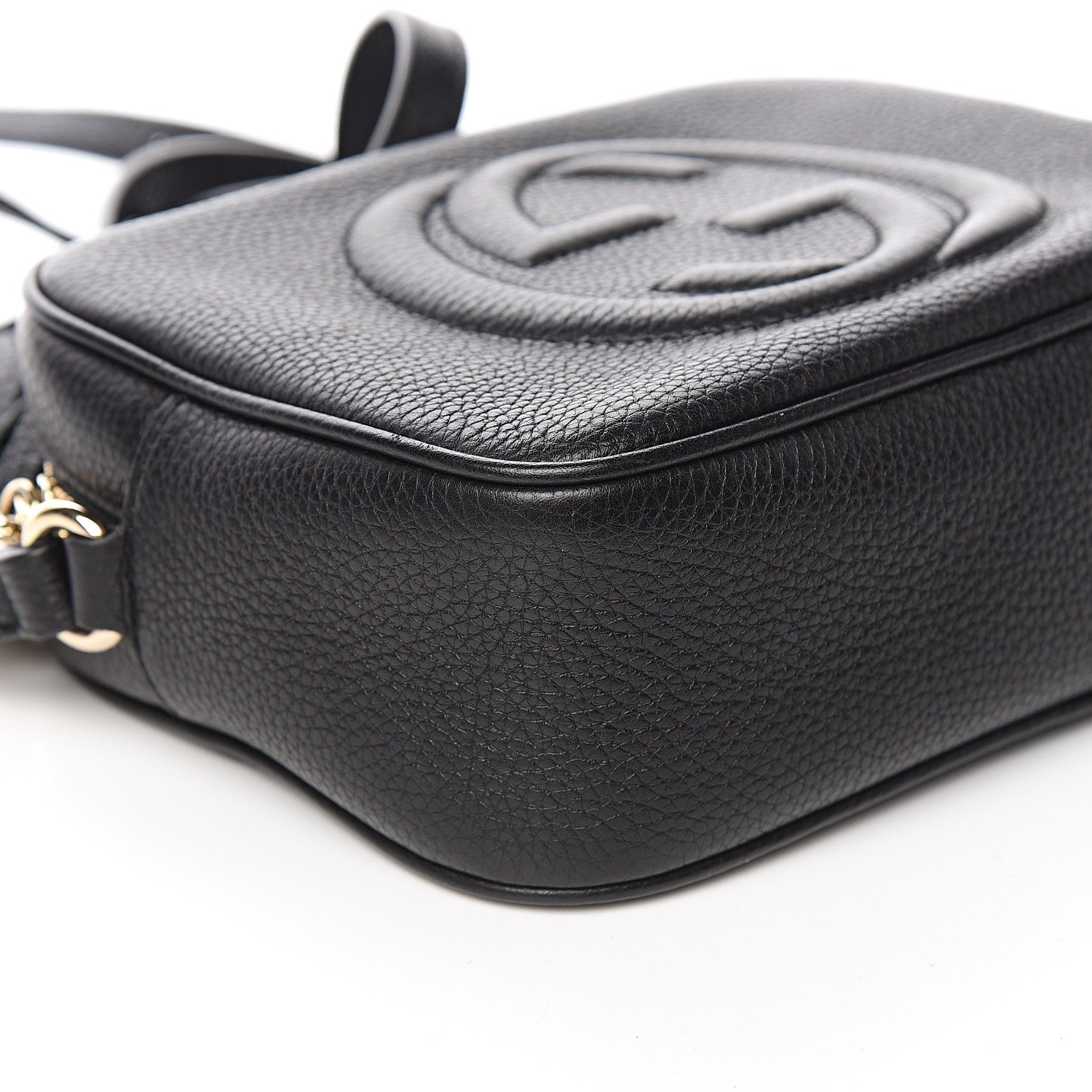 Gucci Pebbled Calfskin Small Soho Disco Bag Black 9 of 11