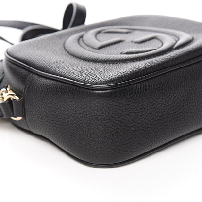 Gucci Pebbled Calfskin Small Soho Disco Bag Black 9 of 11