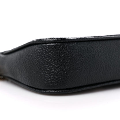 Louis Vuitton Empreinte Monogram Giant Mini Pochette Accessories Black 7 of 9