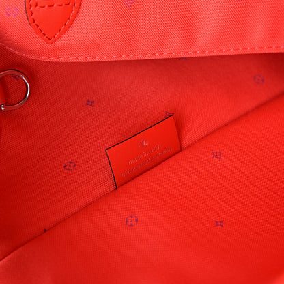 Louis Vuitton Monogram Escale Neverfull MM Rouge 7 of 12