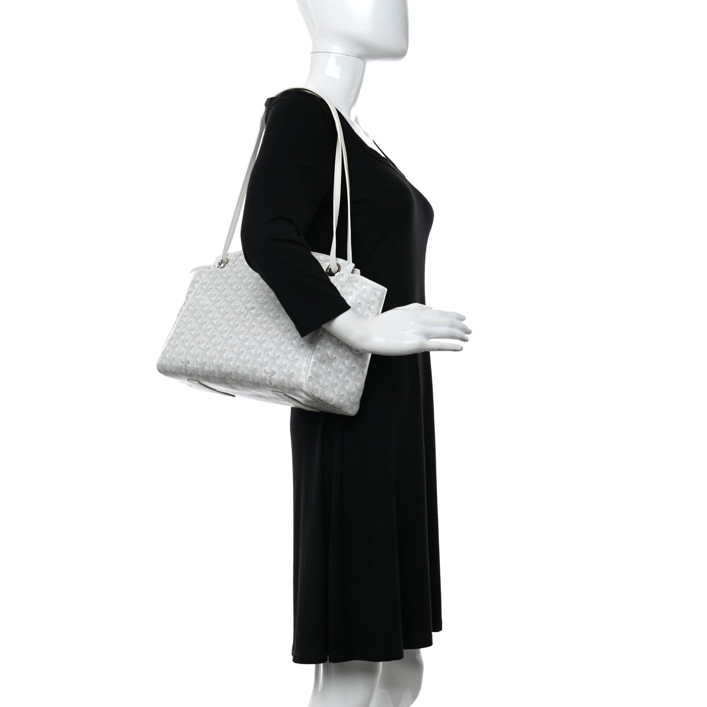 Goyardine Rouette PM White