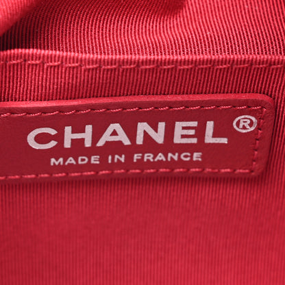 Chanel Aged Calfskin Quilted Small Gabrielle Bucket White Black 6 of 10