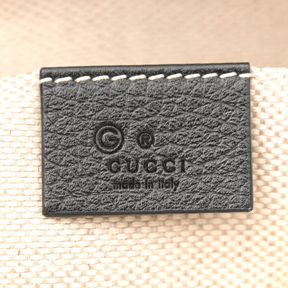 Gucci Pebbled Calfskin GG Marmont Zip Chain Bag Black 6 of 10