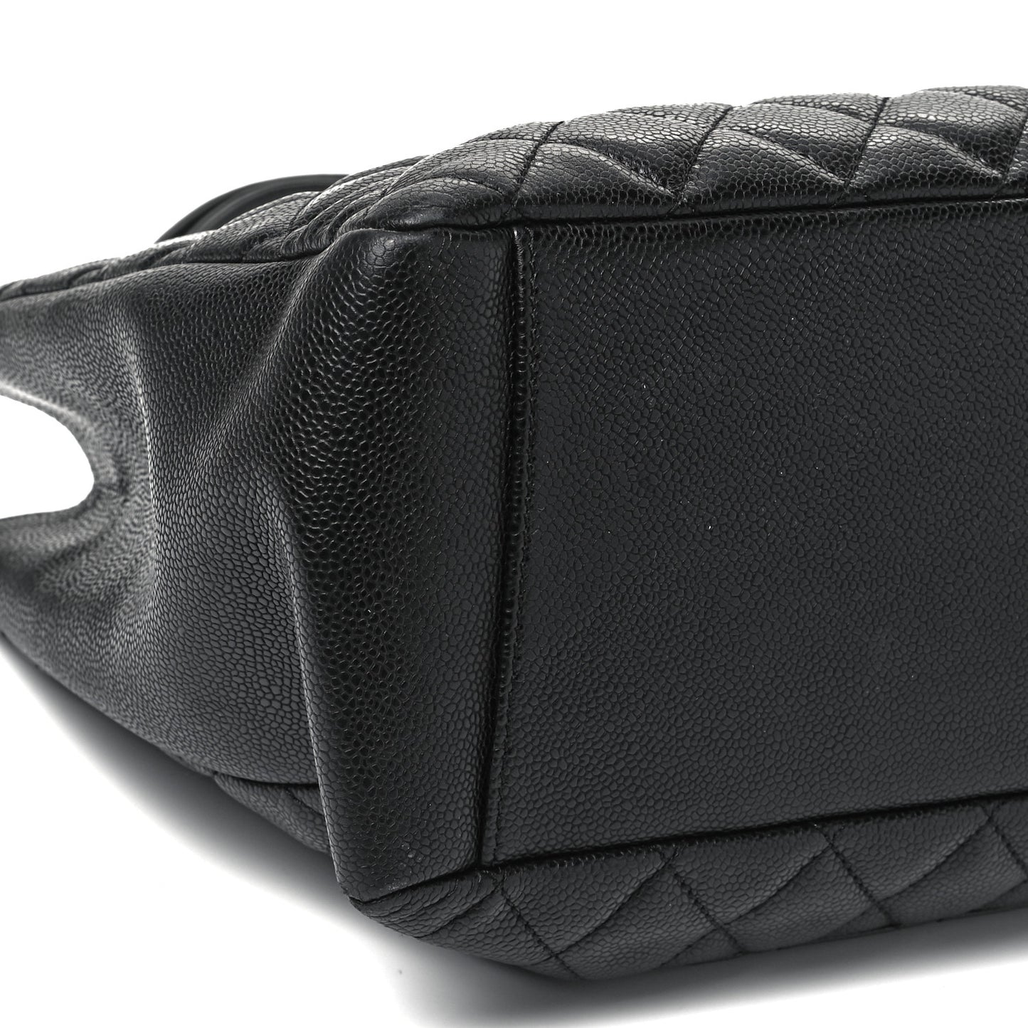 Caviar Quilted Grand Shopping Tote GST Black