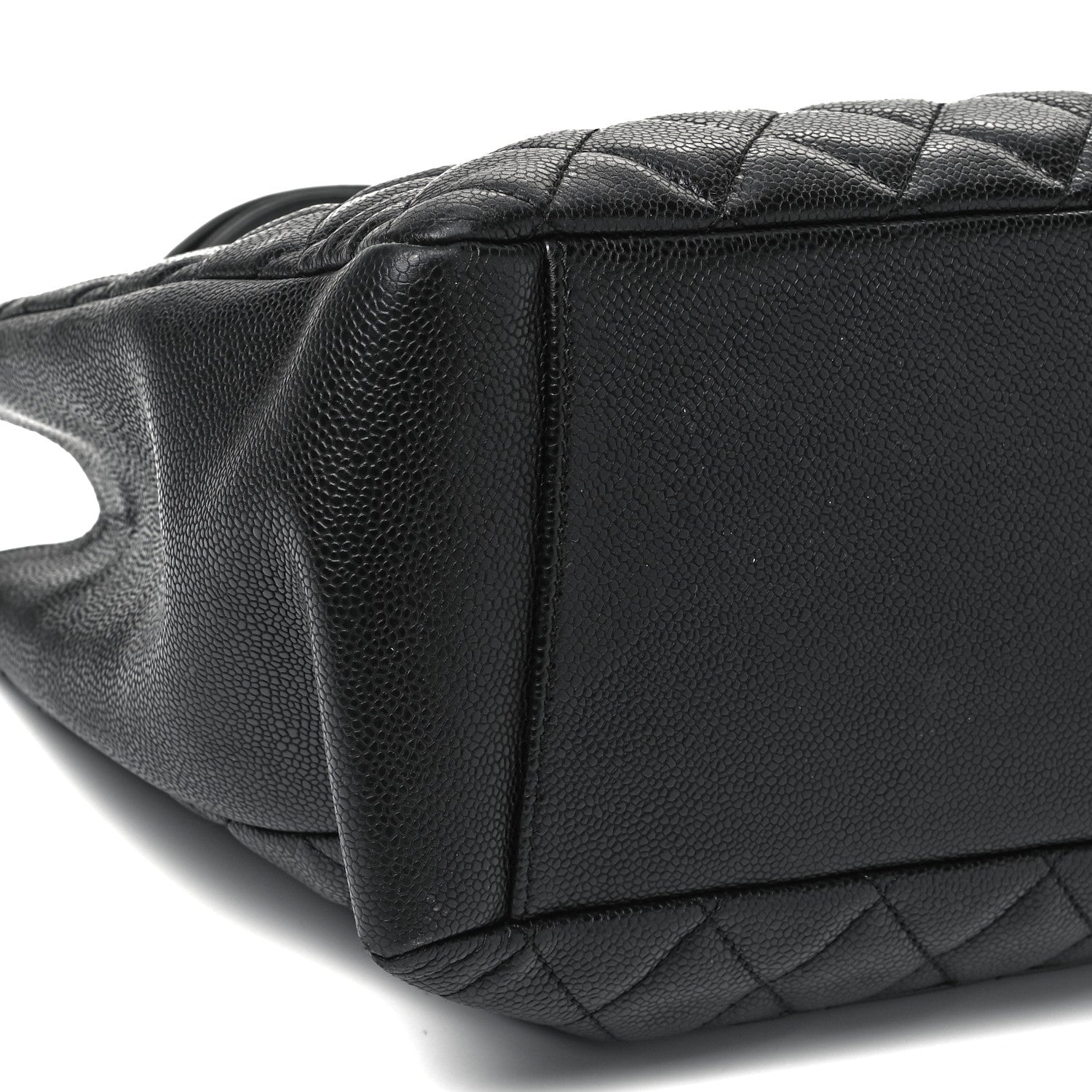 Chanel Caviar Quilted Grand Shopping Tote GST Black 7 of 9