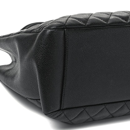 Chanel Caviar Quilted Grand Shopping Tote GST Black 7 of 9