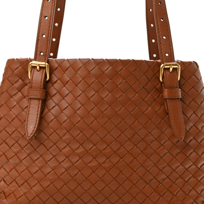 Bottega Veneta Nappa Intrecciato Seamless Tote Dark Calvados 8 of 17