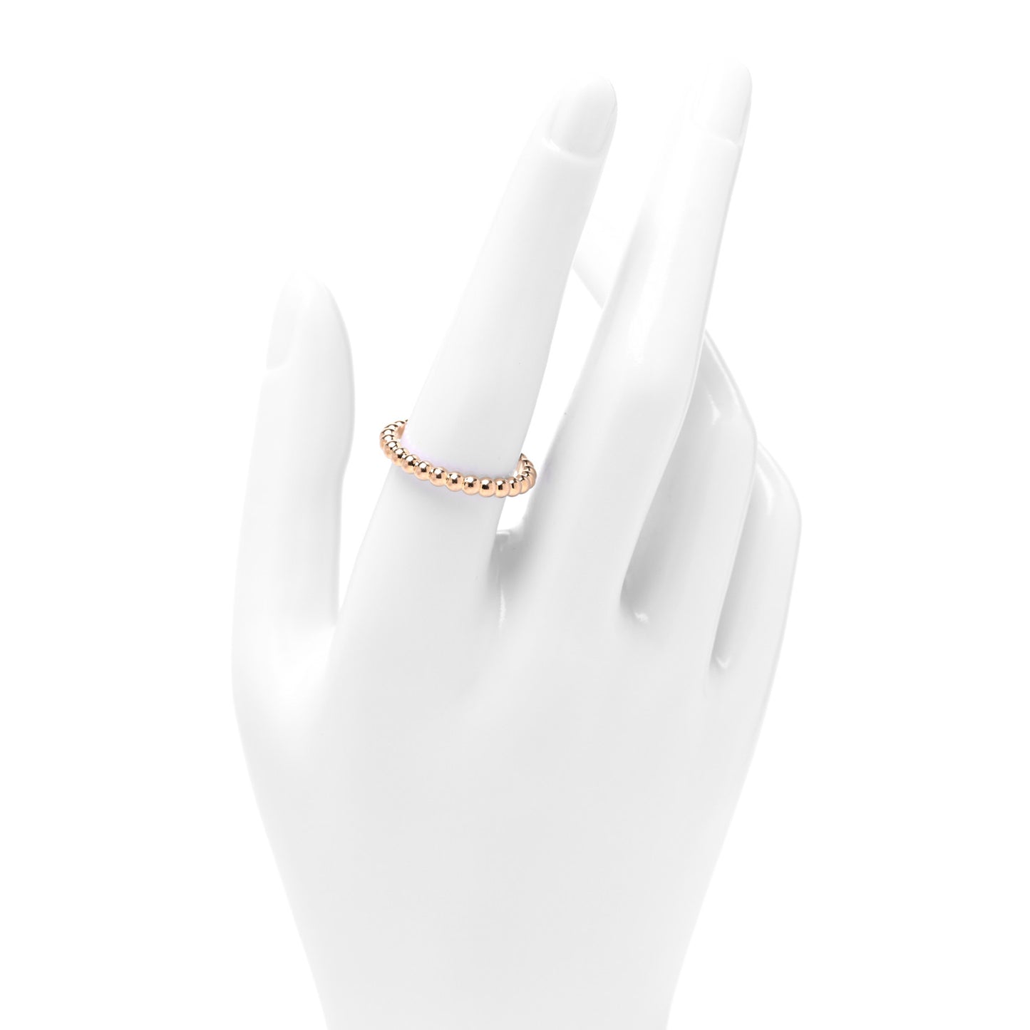 18K Rose Gold Medium  Perlee Ring 58 8.25