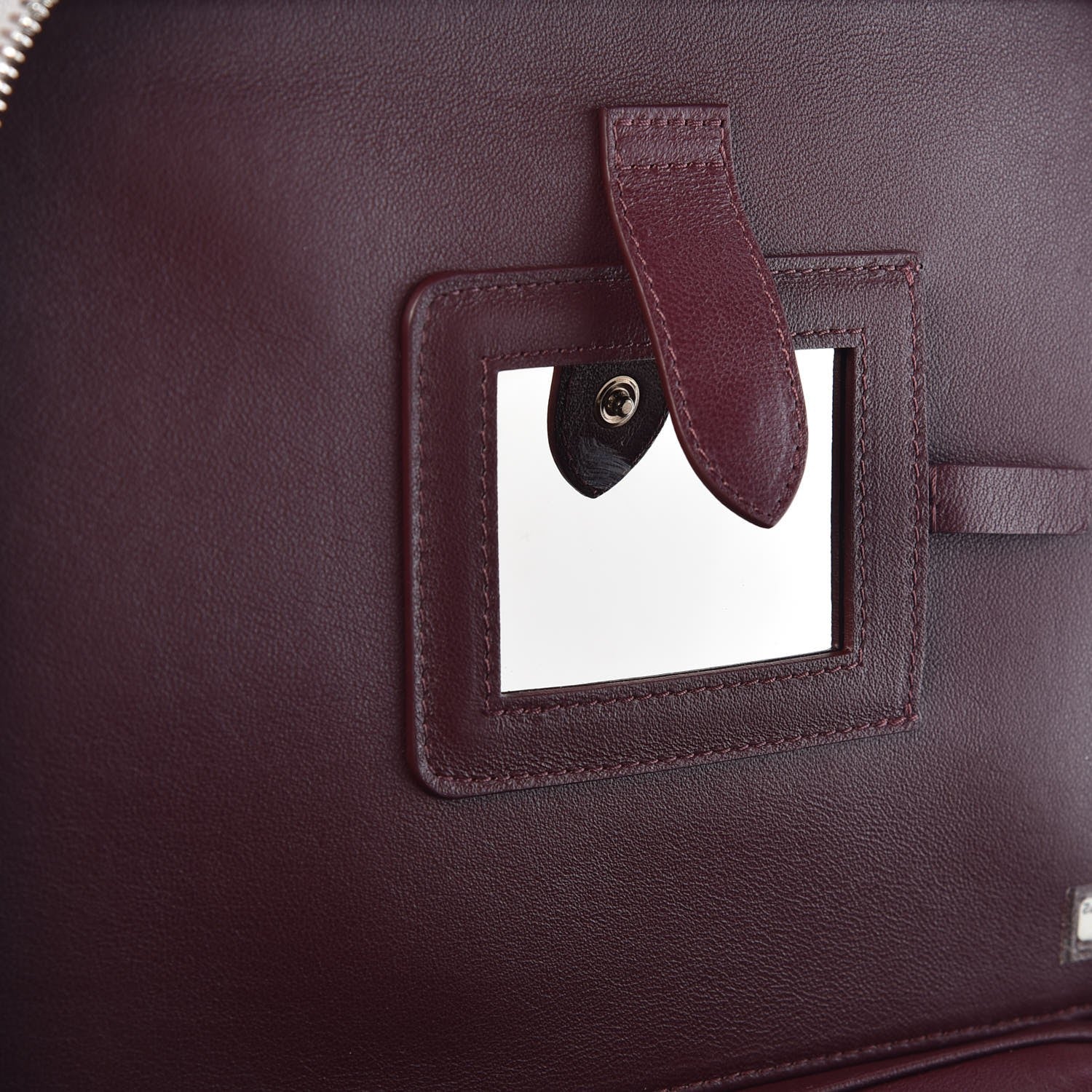 Chanel Metallic Caviar Quilted Large CC Filigree Vanity Case Silver 8 of 9