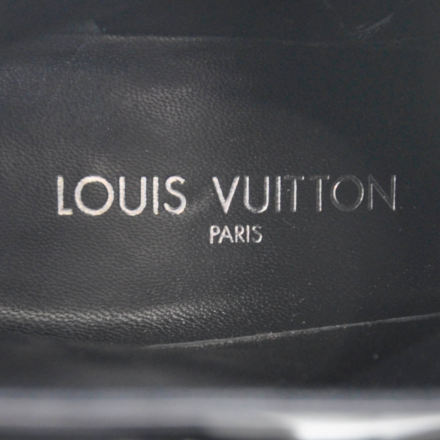 Louis Vuitton Veau Glace Ankle Boots 38.5 Black 8 of 9