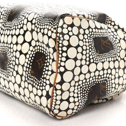 Louis Vuitton Monogram Kusama Town Speedy 30 White 10 of 11