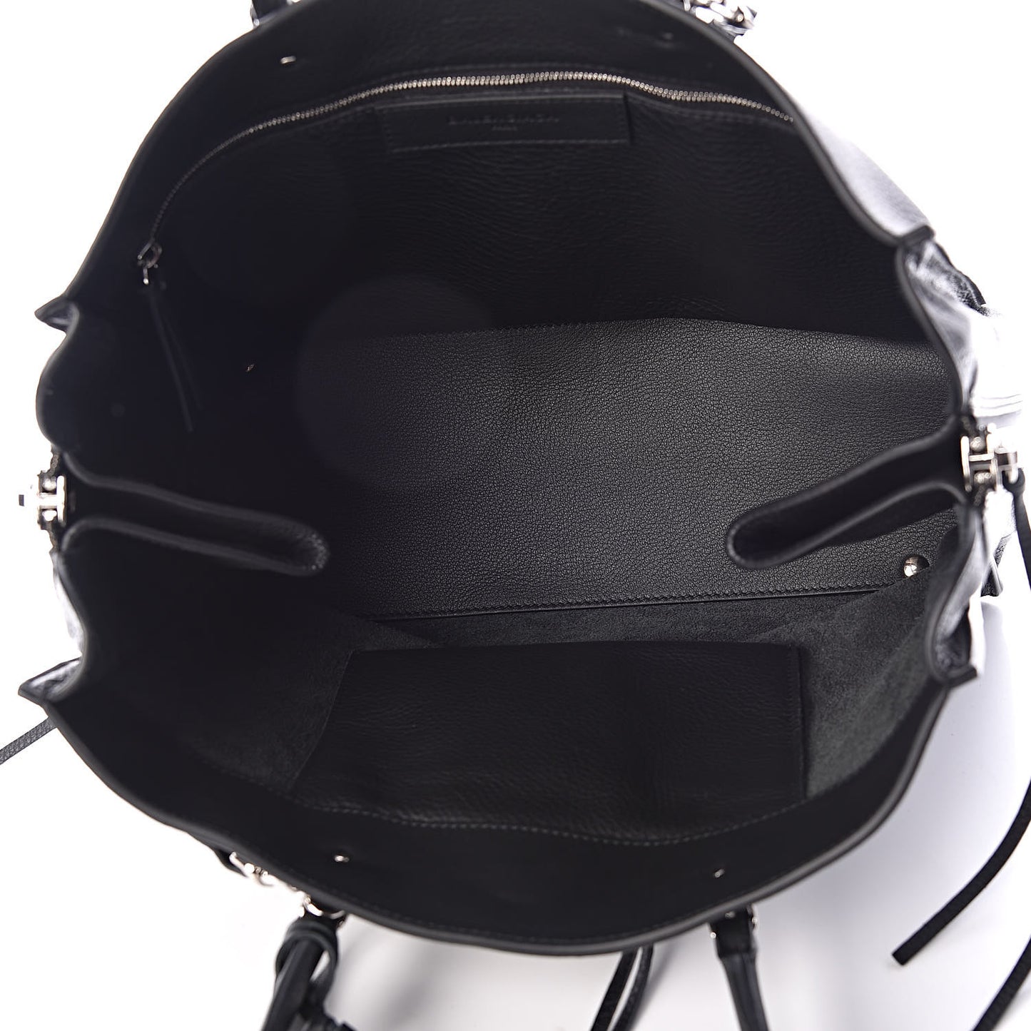 Veau Papier B4 Zip Around Tote Black