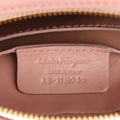 Salvatore Ferragamo Calfskin Vela Camera Crossbody Bag Antique Rose 7 of 9