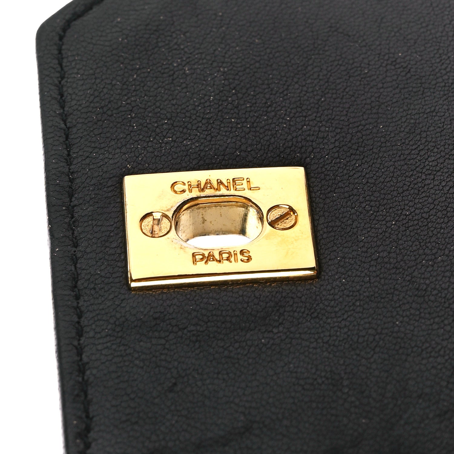 Chanel Shiny Crocodile Flap Black 7 of 13