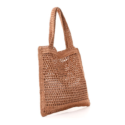 Chloe Raffia Summer Banana Tote Summery Beige 3 of 13