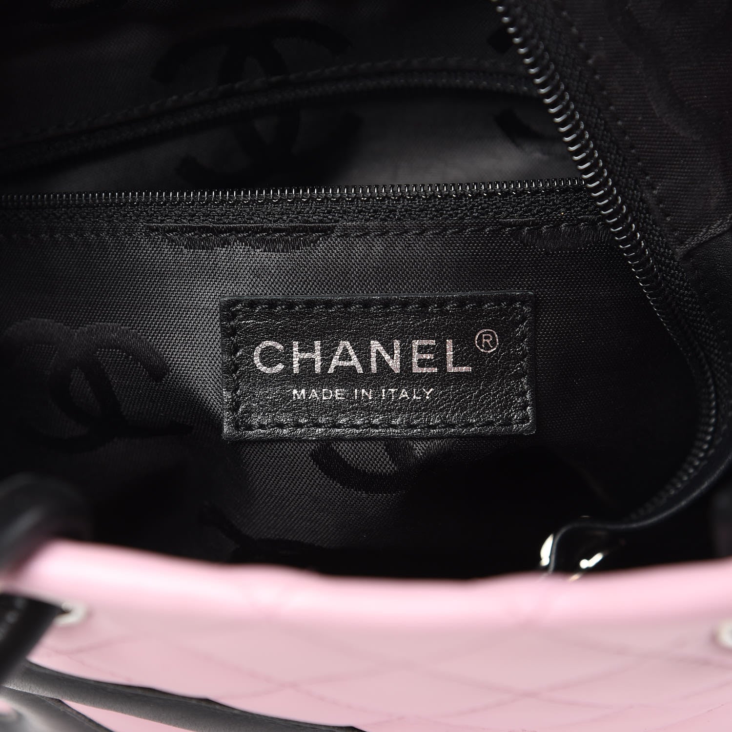 Chanel Calfskin Quilted Medium Cambon Tote Pink Black 6 of 14