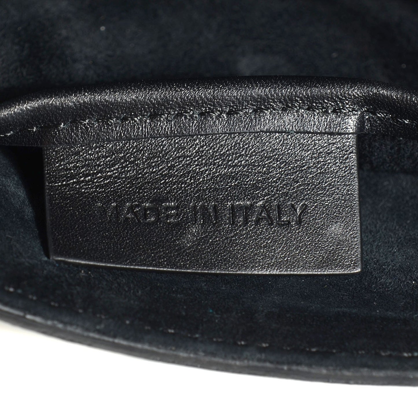Calfskin Mini Heroine Chain Satchel Black