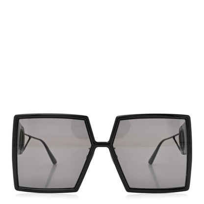 Christian Dior Acetate Monochrome Square 30 Montaigne SU Sunglasses Black Black 2 of 9