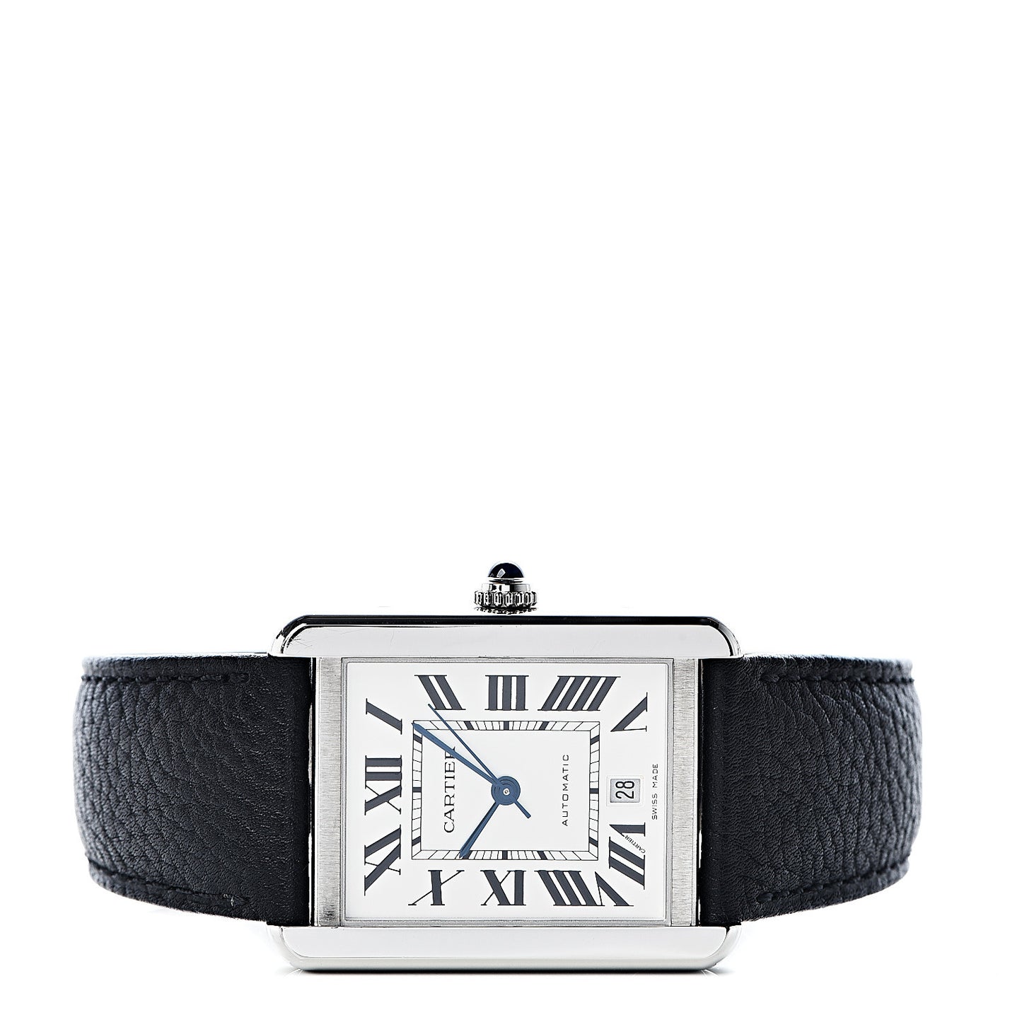 Stainless Steel Calfskin 31mm Tank Solo Automatic Watch
