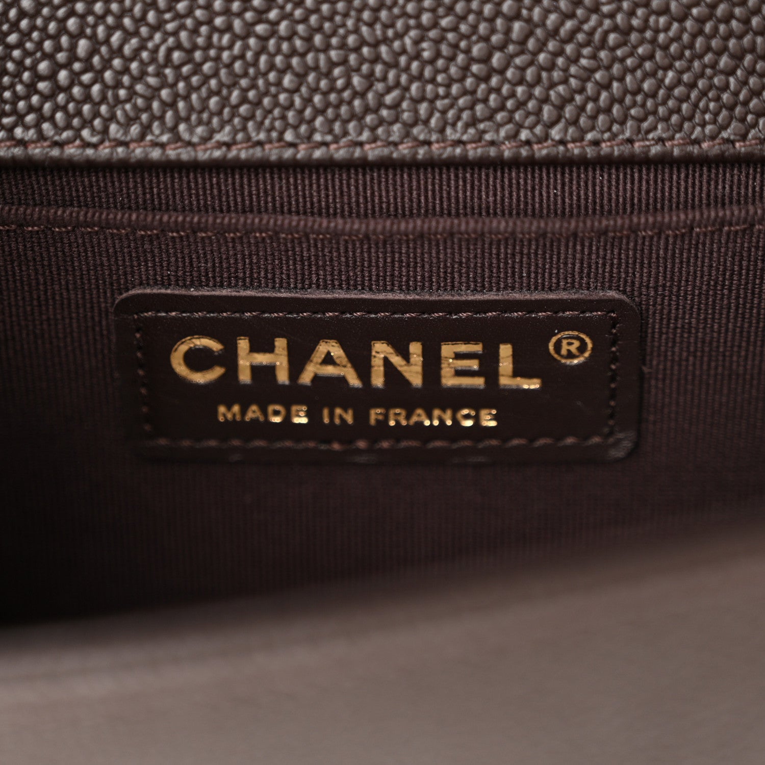 Chanel Caviar Quilted Small Boy Flap Dark Brown 6 of 10
