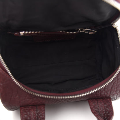 Alexander Wang Pebbled Lambskin Mini Rockie Beet Rhodium Hardware 5 of 8