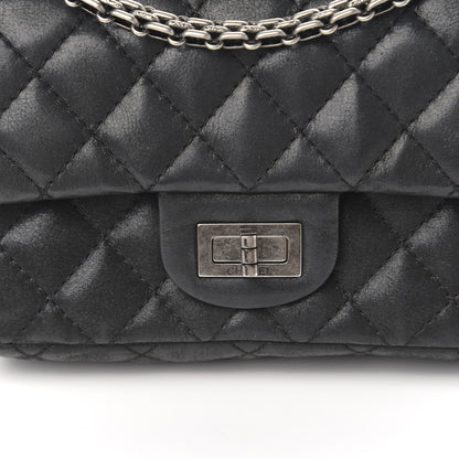 Chanel Iridescent Calfskin Quilted 2.55 Reissue 224 Flap Black 10 of 11