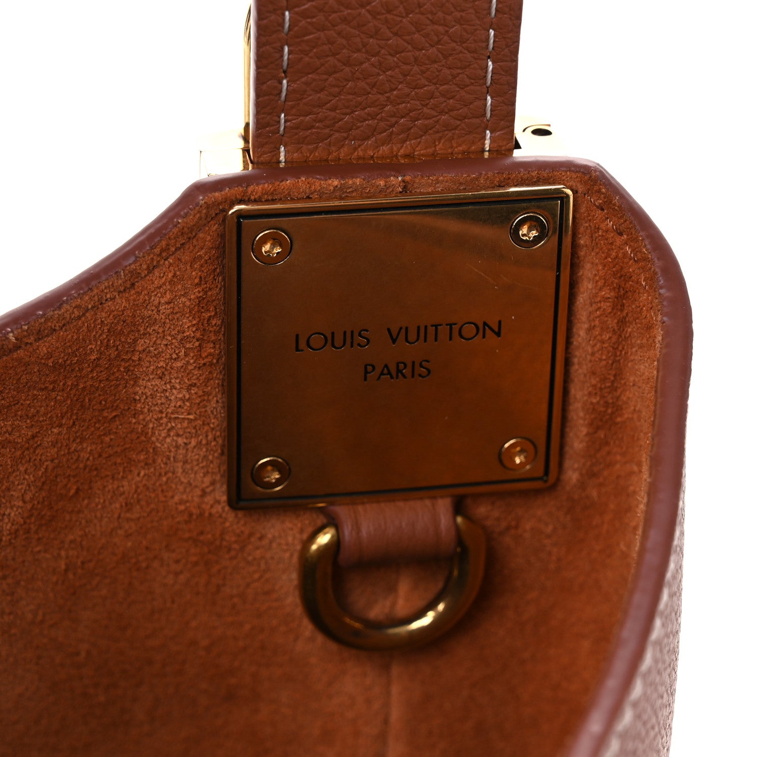 Louis Vuitton Grained Calfskin Low Key Hobo PM Cognac 8 of 12