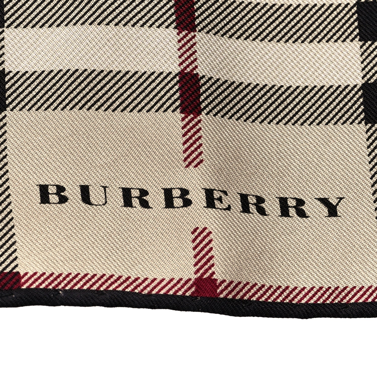 Burberry Silk House Check Square Scarf Beige 2 of 4