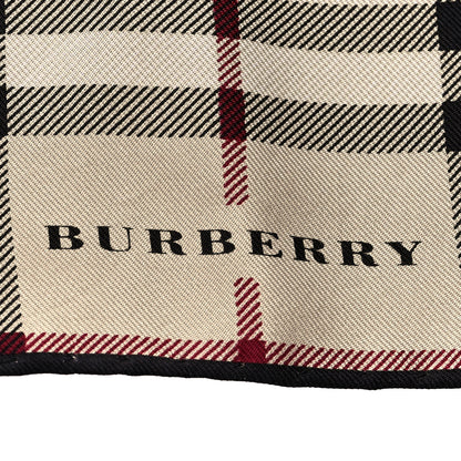 Burberry Silk House Check Square Scarf Beige 2 of 4