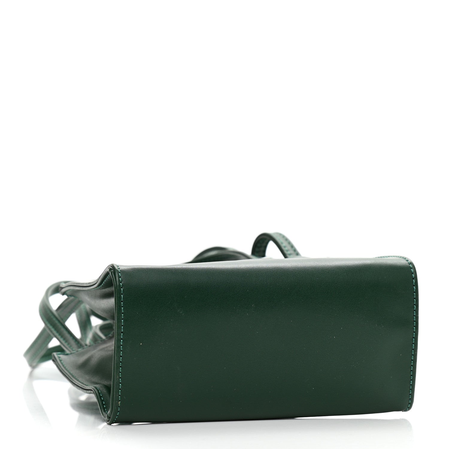 Telfar Vegan Leather Small Shopping Bag Dark Olive 4 of 8