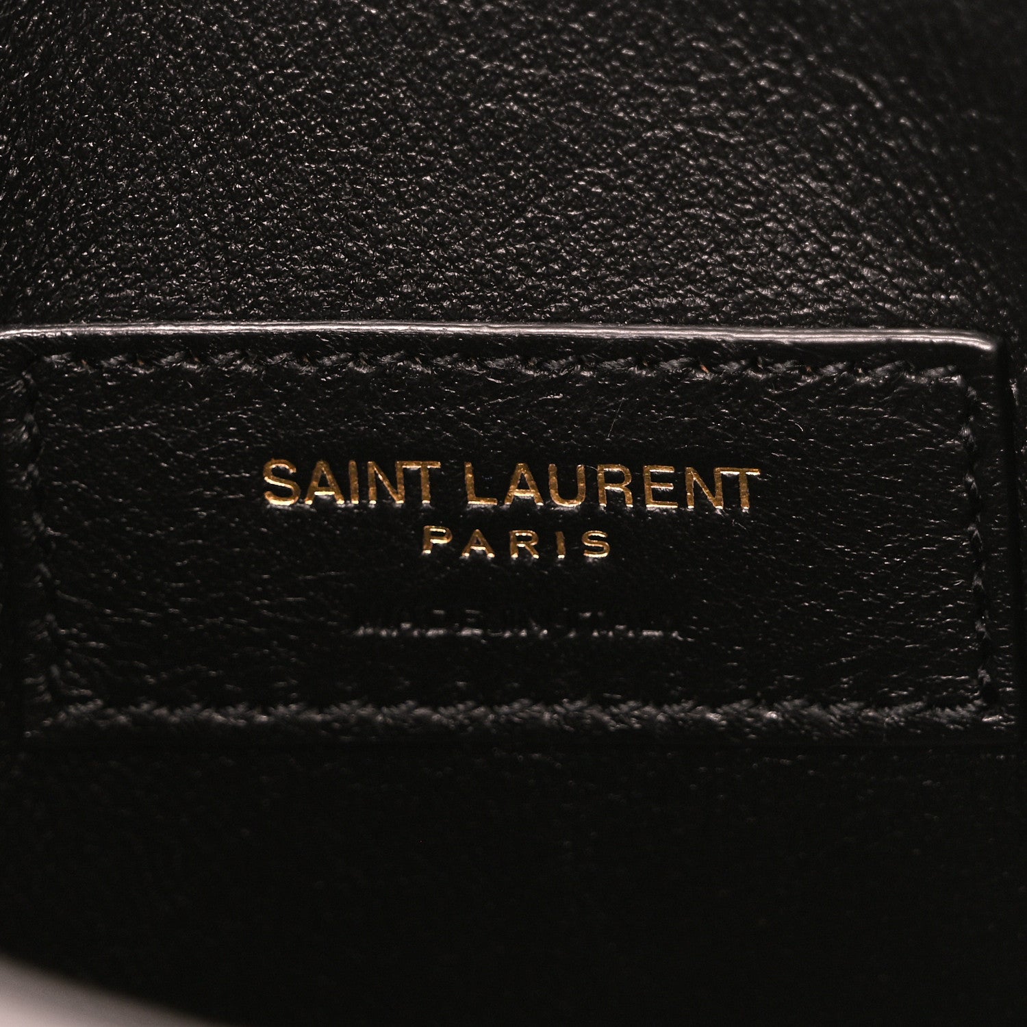 Saint Laurent Calfskin Crocodile Embossed Paris Mini Toy Shopper Tote Black 6 of 10