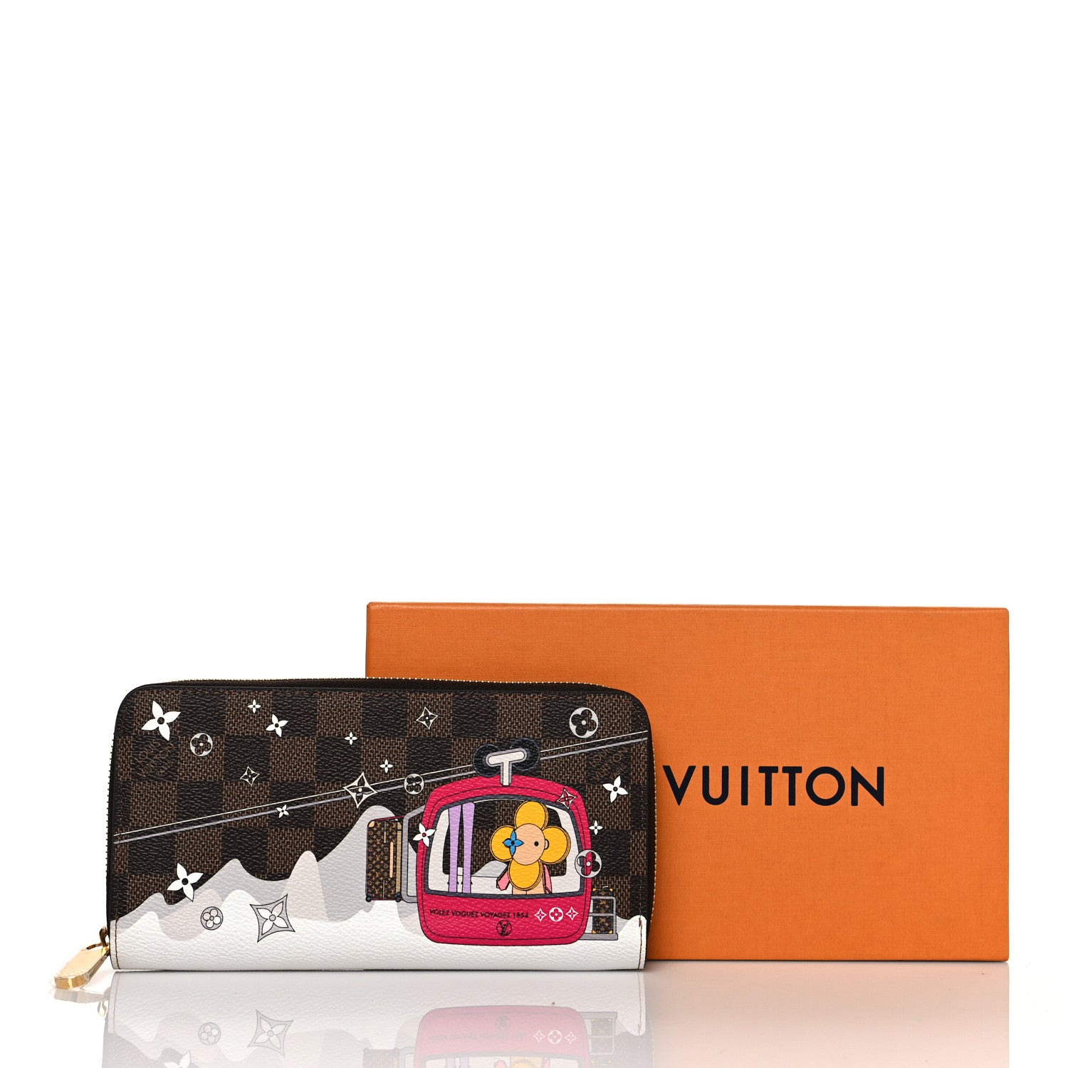 Louis Vuitton Damier Ebene 2019 Christmas Animation Zippy Wallet 8 of 8