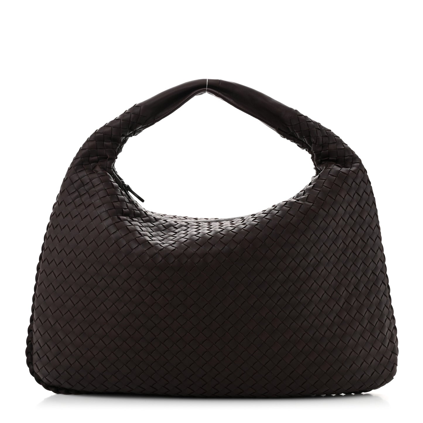Nappa Intrecciato Large Veneta Hobo Ebano