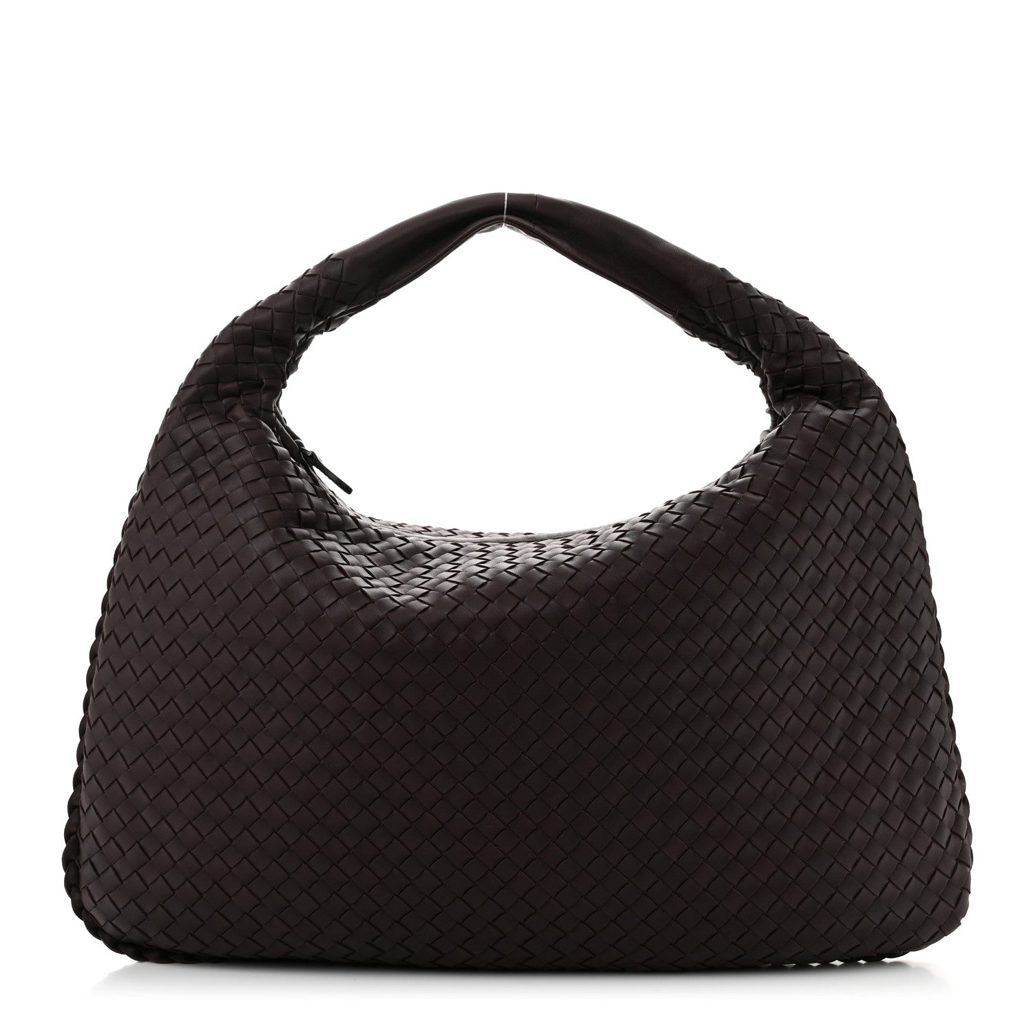 Bottega Veneta Nappa Intrecciato Large Veneta Hobo Ebano 1 of 10