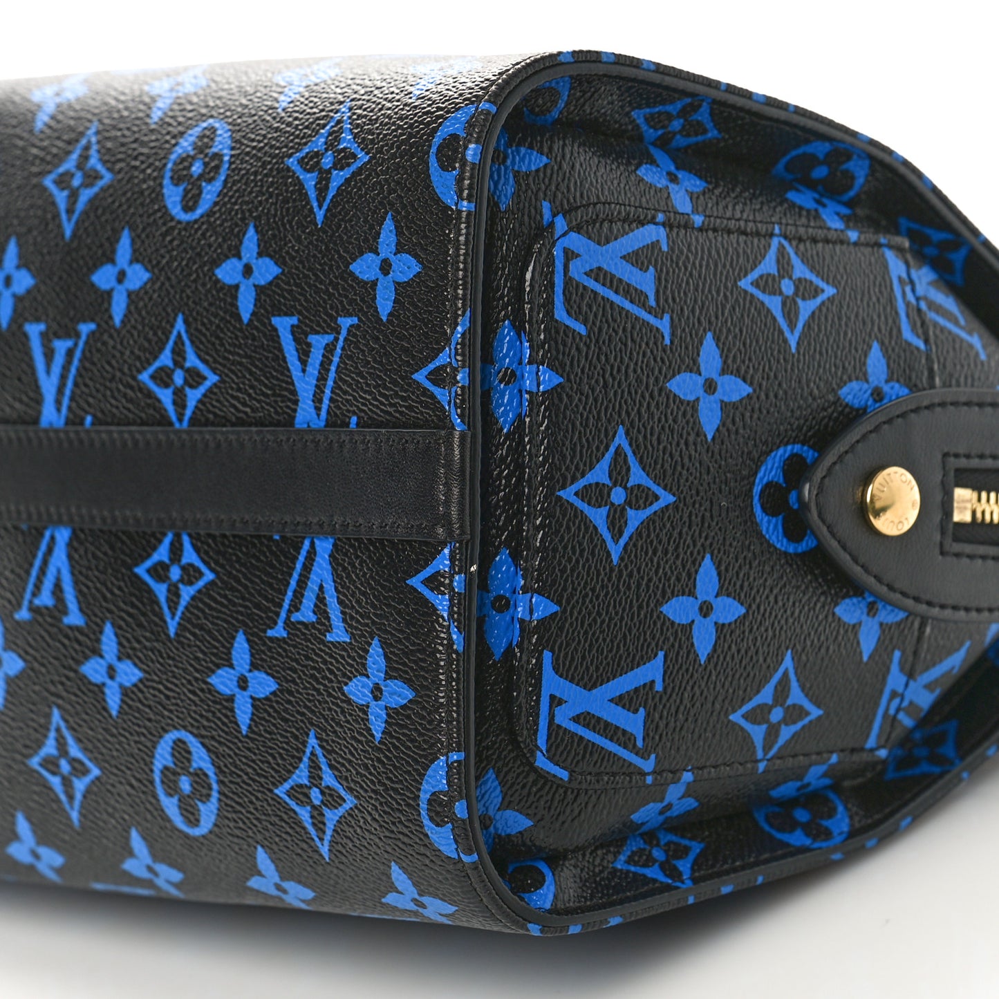 Colored Monogram Speedy Amazon PM Blue Black