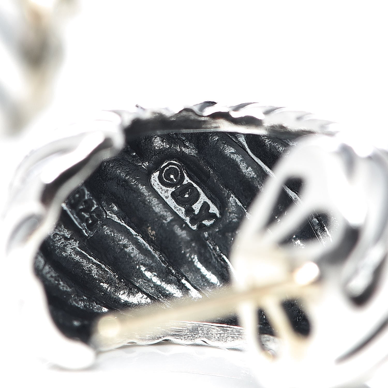 David Yurman Sterling Silver Cable Classics Hoop Earrings 4 of 5