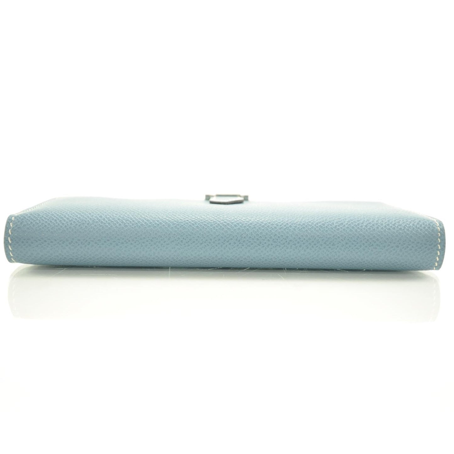 Veau Epsom Bearn Wallet Blue Jean