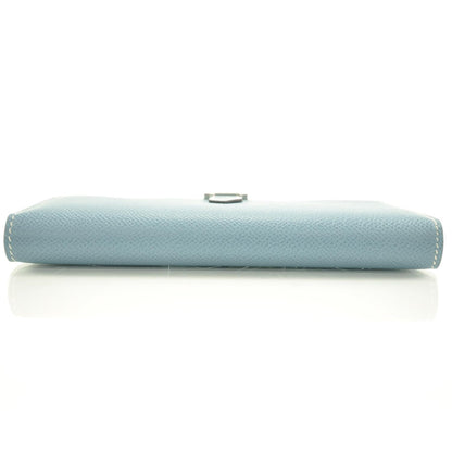 Hermes Veau Epsom Bearn Wallet Blue Jean 5 of 9
