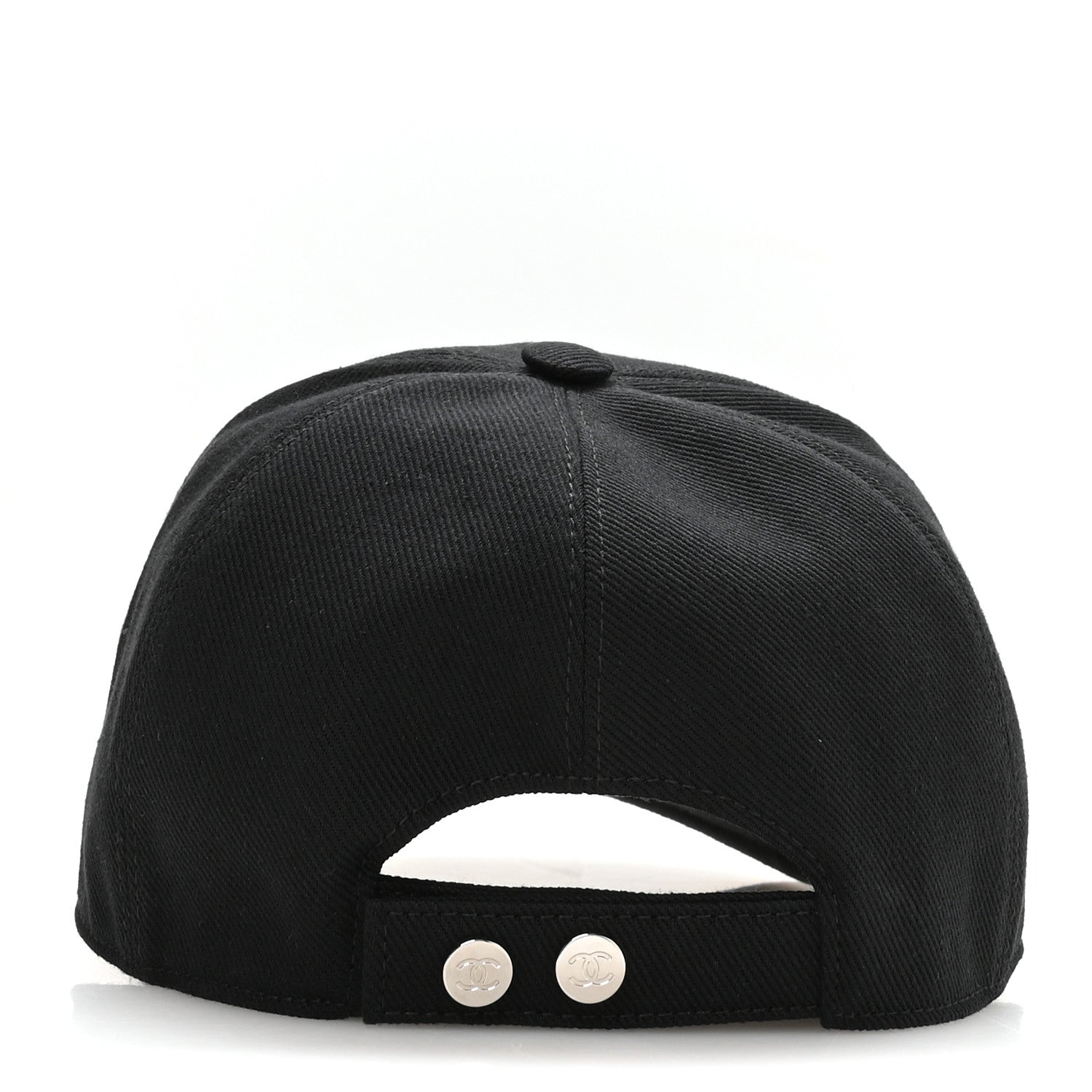 Chanel Cotton CC Cap Hat Black White 5 of 9