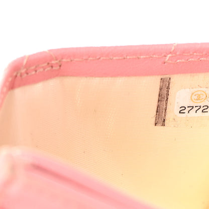 Chanel Lambskin Quilted Card Holder Pink 8 of 17
