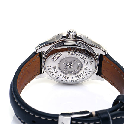 Breitling Stainless Steel Calfskin 33mm Colt Oceane Quartz Watch Black A77380 4 of 8