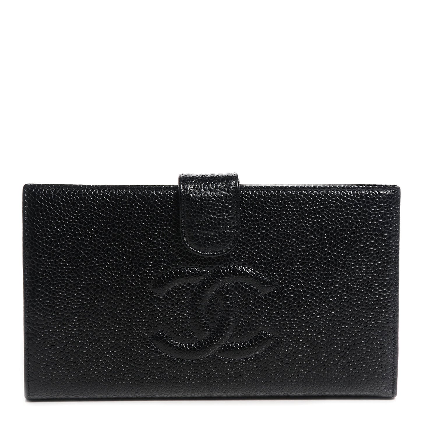 Caviar CC French Wallet Black