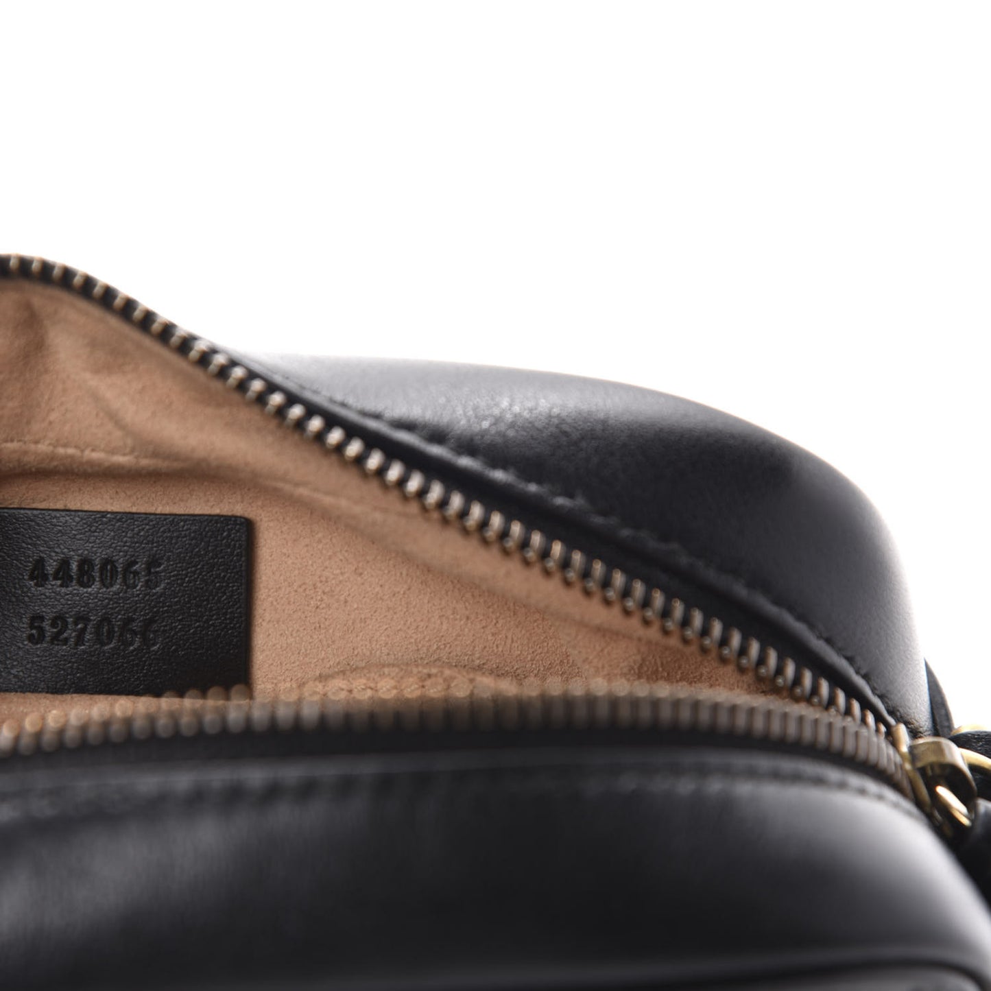 Calfskin Matelasse Mini GG Marmont Chain Shoulder Bag Black