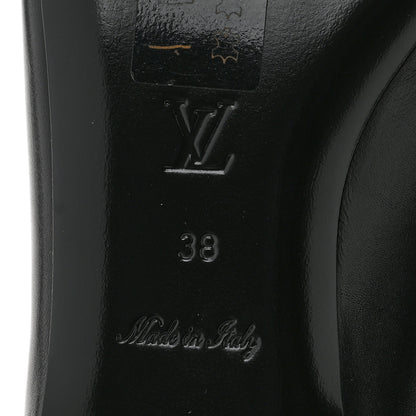 Louis Vuitton Calfskin Upper Case Flat Loafer 38 Black 6 of 9