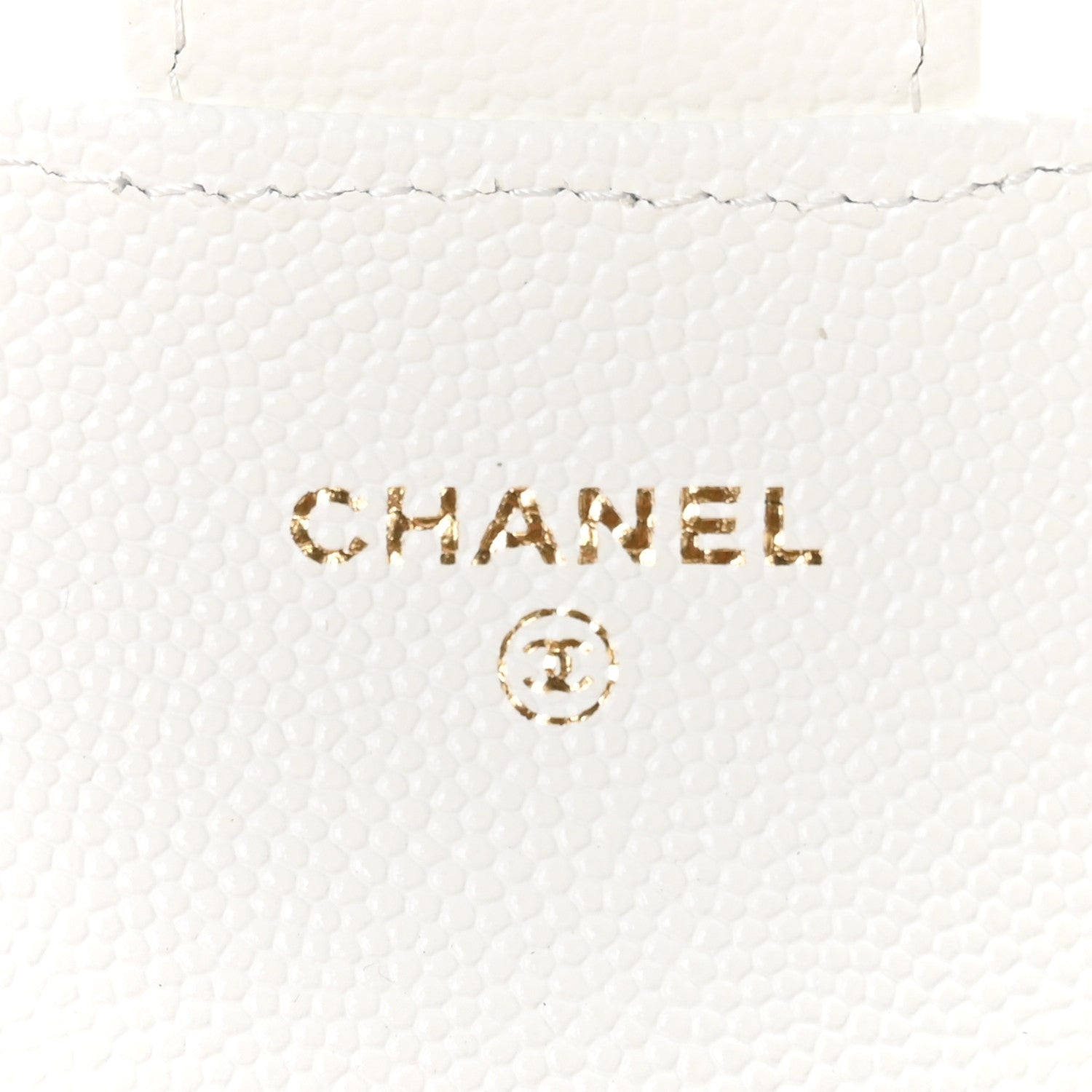 Chanel Caviar Quilted Flap Card Holder Wallet White 6 of 8
