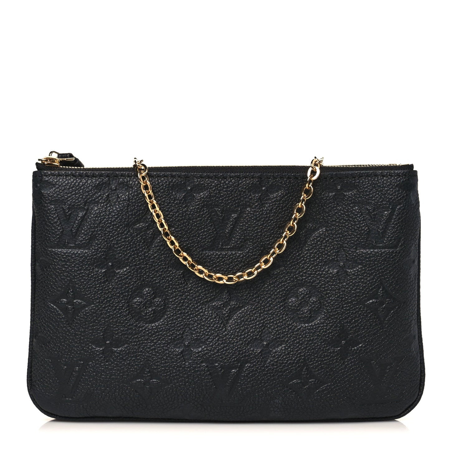 Empreinte Double Zip Pochette Black