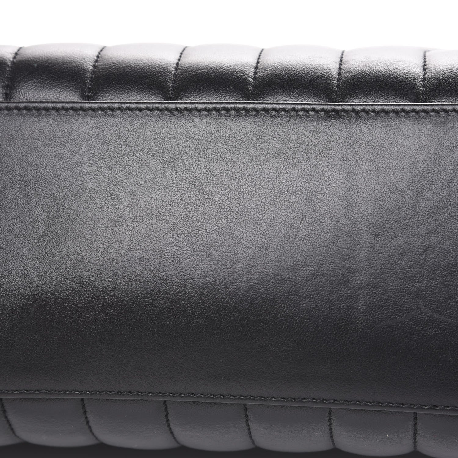 Saint Laurent Calfskin Y Quilted Monogram Medium Loulou Satchel Black 10 of 12