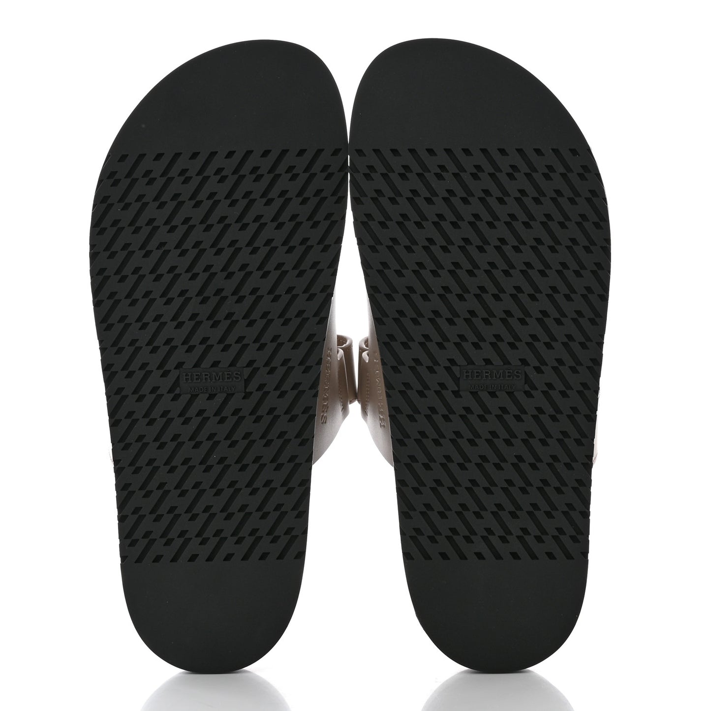 Calfskin Womens Chypre Sandals 40 Beige Mastic