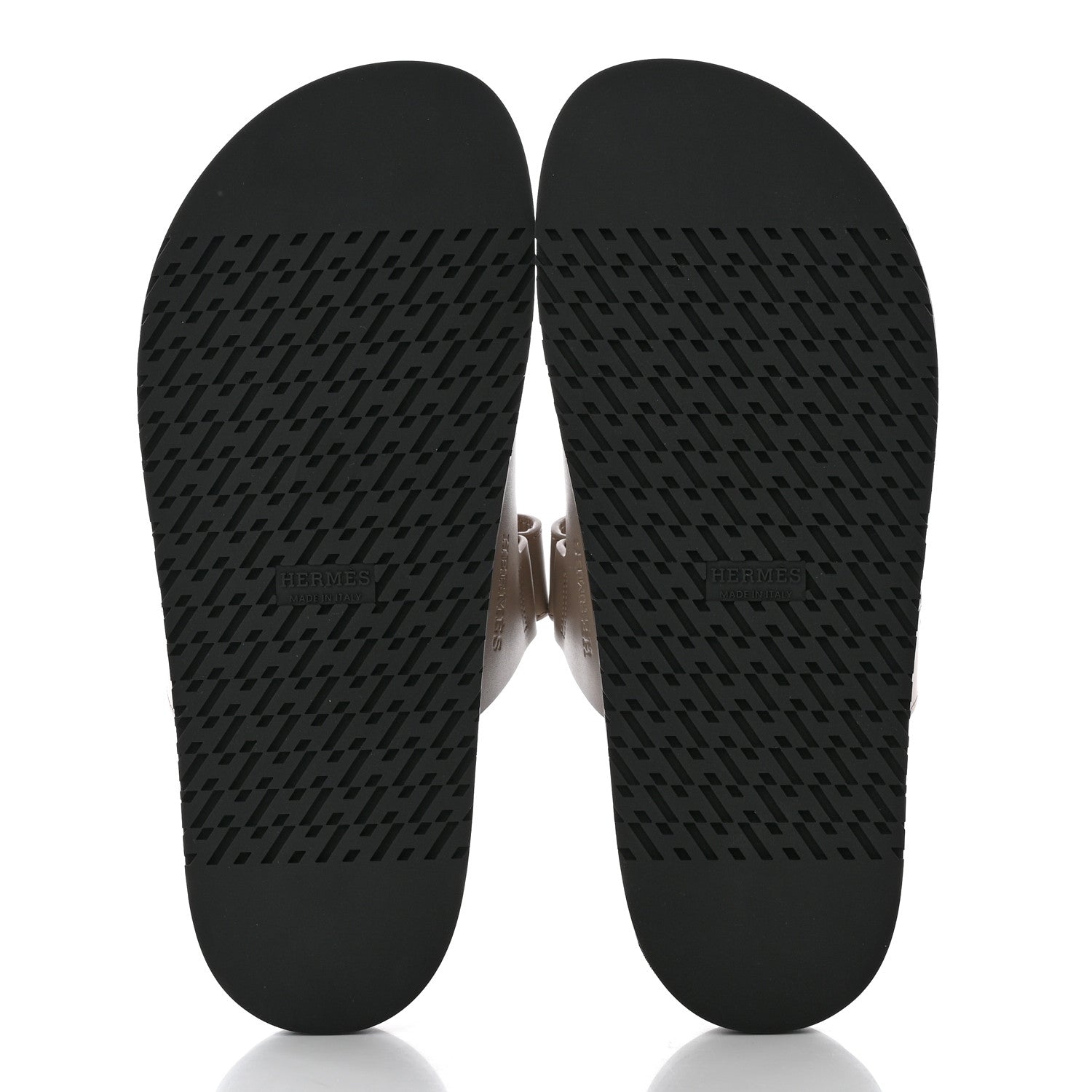 Hermes Calfskin Womens Chypre Sandals 40 Beige Mastic 5 of 13